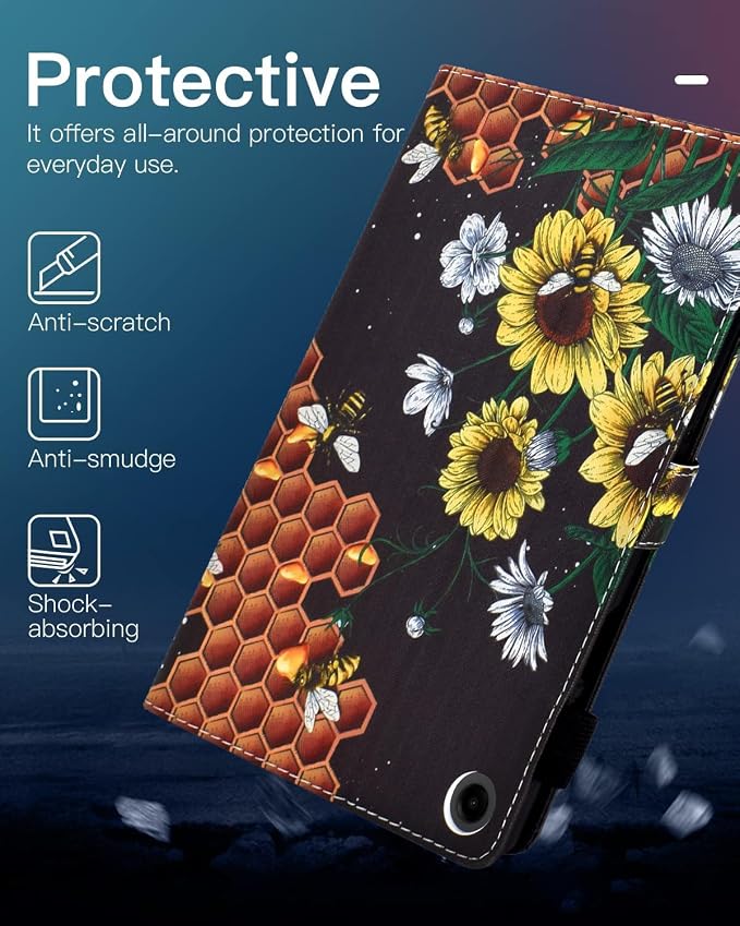 Case for Galaxy Tab A11+ Plus 2026/ A9 Plus 2024 11-Inch Funut PU Leather Folio Cover Multi-Angle Stand with Auto Wake/Sleep Case for Samsung Galaxy Tab A9 Plus/A9+ Tablet Bird