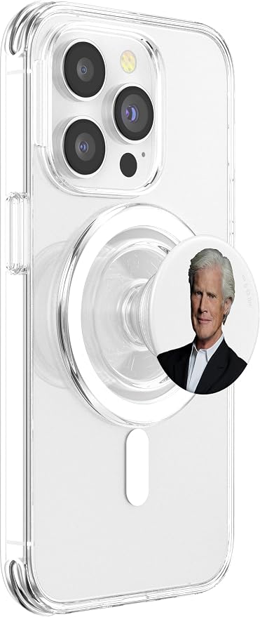 NBC DATELINE Keith Morrison PopSockets Adhesive PopGrip for iPhone 11 - Black