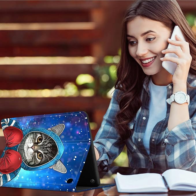 for 6 Kindle 11th Generation 2024/2022 Release Case (Model No: C2V2L3) E-Reader Multi-Angle Viewing Shockproof Smart Protective Case with Auto Wake/Sleep Baseball