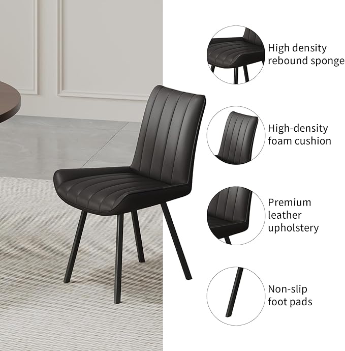 Walnut Round Dining Table Set for 4, Mid-Century Modern Kitchen Table and Chairs, Small Space Dining Room Furniture for Apartment, Breakfast Nook or Studio (Boxwood-Storage Table+4 Black Chairs)
