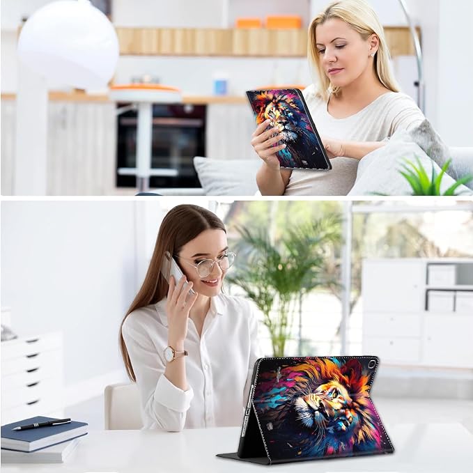 Case for iPad 10.2/10.5，iPad 9th/8th/7th Gen，for iPad 10.2 inch 2021/2020/2019/iPad Air 3rd Gen/Pro 10.5 - Slim Fit Standing Cover with Auto Sleep/Wake，Enchanted Forest 2