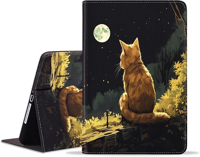 Case for iPad (A16) 11th Generation 11 Inch 2025 iPad 10th Generation 10.9 Inch 2022 Protective Leather Case Adjustable Stand Auto Wake/Sleep Smart Case - African American Girl