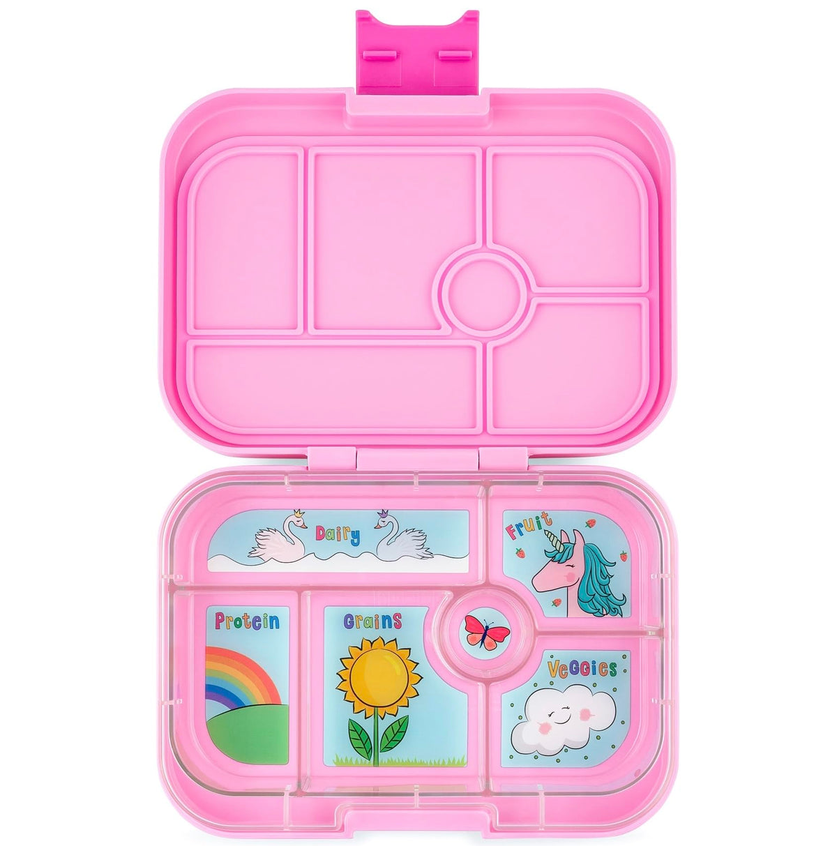 Yumbox Original Bento Lunch Box for Kids (Power Pink Unicorn)