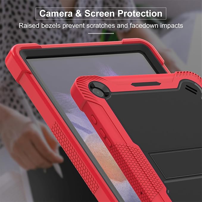 Case for T-Mobile REVVL Tab 2 Android 15 Tablet 10.1 inchHeavy Duty Shockproof Protective Cover with KickstandKids Friendly4 Corners Thicken ShockproofBlack