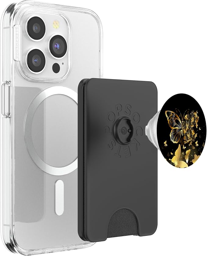 Butterfly Ladies Butterfly Decoration Golden Butterfly PopSockets Adhesive PopGrip