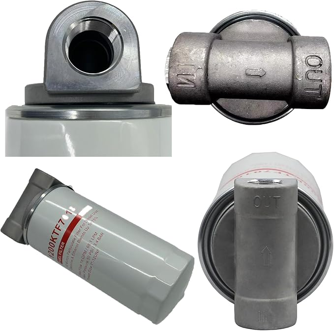 1200KTF7018 Fuel Filter 10 Micron 3/4" 18GPM 50PSI 10Micron Fuel Filtration
