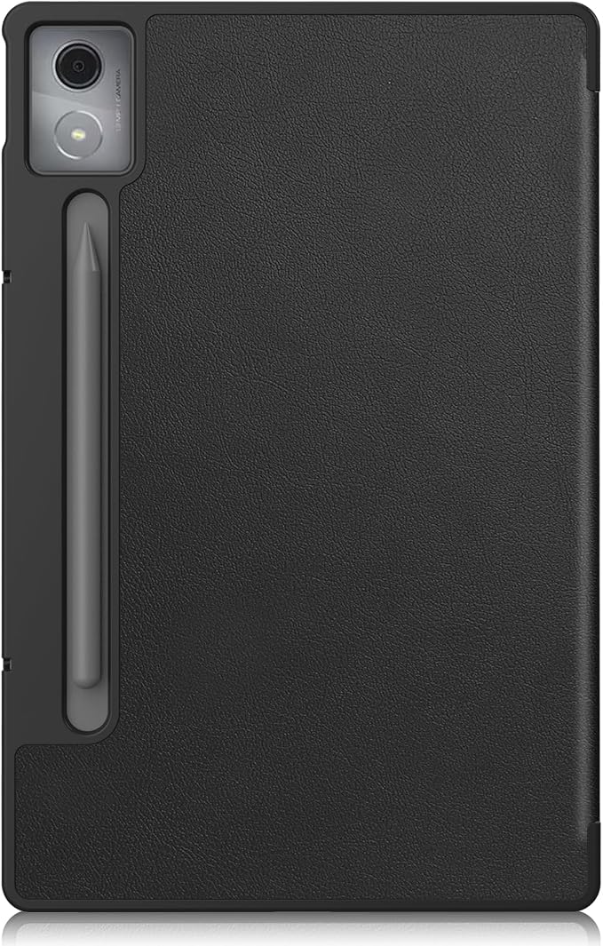 Gylint PU Leather Case for Lenovo Idea Tab Pro/Xiaoxin Pad Pro 12.7 Inch 2025 Ultra Thin Folding Folio Stand Protective Cover Black