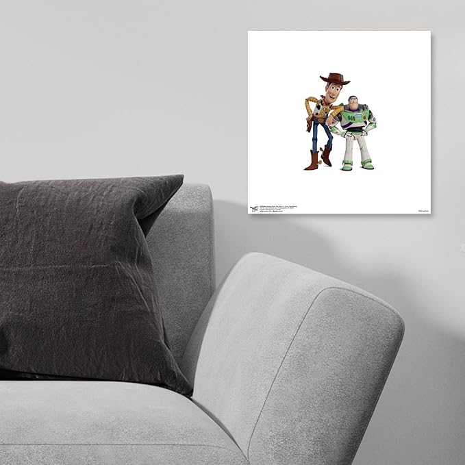 Trends International Gallery Pops Disney Pixar Toy Story 4 - Buzz and Woody Wall Art Wall Poster, 12.00" x 12.00", Unframed Version