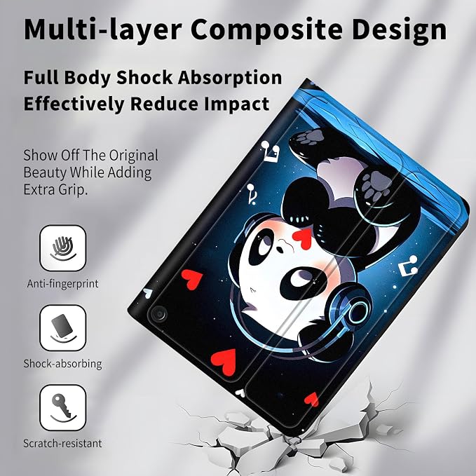 Case for All-New Amazon Kindle Fire HD 10 &amp 10 Plus 11th Generation 2021 Release 10.1 inchSlim Folding Stand Cover with Auto Wake/SleepAmerican Girls