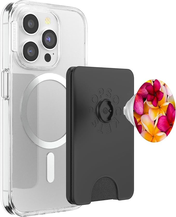 Plumeria Flower Pretty Garden Hawaii Pop Socket Phone Holder PopSockets Adhesive PopGrip