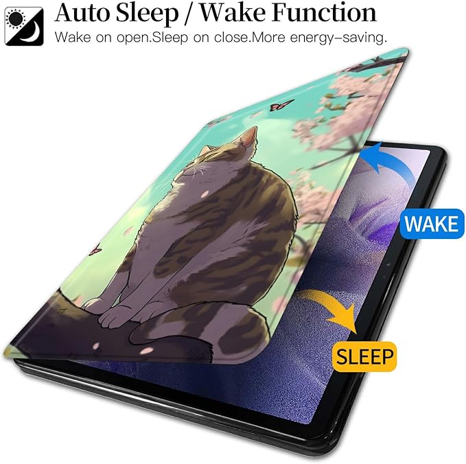 Case for Kindle Fire 7 Tablet (12th Generation 2022 Release) Baseball Theme 360 Degree Rotating Stand Protective Cover with Auto Sleep/Wake for Fire 7 2022 Tablet