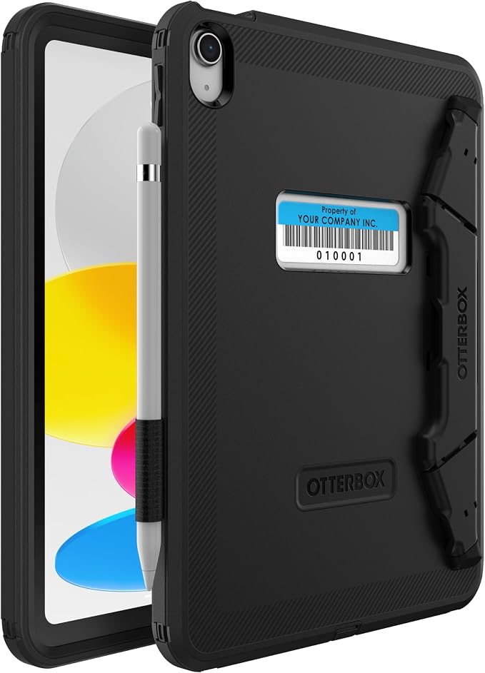 OtterBox Defender Series for Business W/Folio for iPad 10th Gen (ONLY) - Black (Non-Retail Packaging)