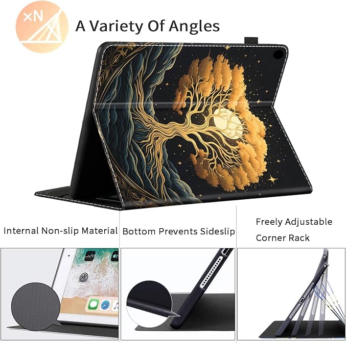 Case for All-New Amazon Kindle Fire HD 8 &amp 8 Plus Tablet (12th Generation/10th Generation 2022/2020 Release) 8 Durable Shockproof Protective Cover，Pug Weightlifting