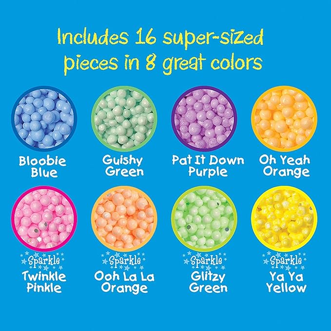 Educational Insights Playfoam Class Pack - Sensory Toys & Squishy Fidget Toys for Kids, Squishy Foam Blocks, Non Sticky Dough, Sensory Bin Filler & Classroom Tools, Teacher Must Haves, Ages 3+