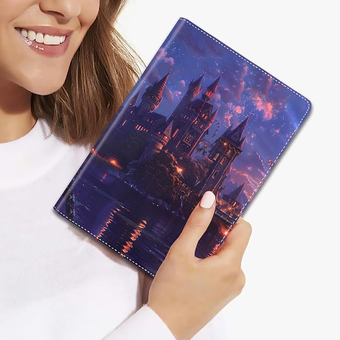 Case for iPad (A16) 11th Generation 11 Inch 2025 / iPad 10th Generation 10.9 Inch 2022 Ultra-Thin Multi-Angle Protective Cover with Auto Sleep/Wake A Dark Horse