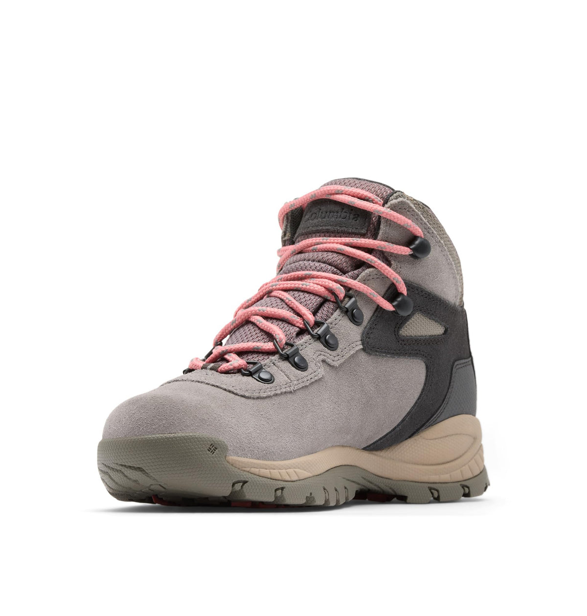 Columbia Womens Newton Ridge Plus Waterproof Amped, Stratus/Canyon Rose, 9.5