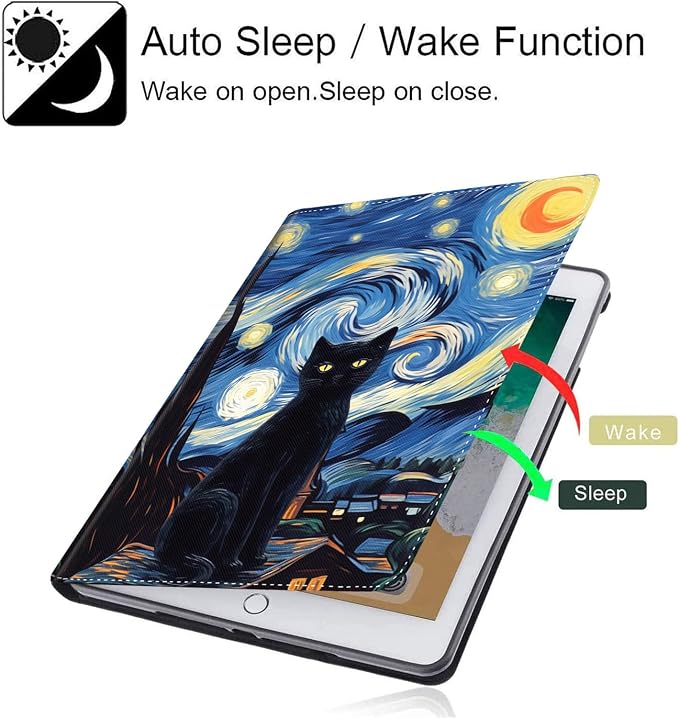 Case for Galaxy Tab A9 Plus ， Auto Sleep/Wake Multi-Angle Viewing Slim Folio Stand Cover for Samsung Galaxy Tab A9+/A9 Plus 11 Inch 2023 (SM-X210/X216/X218) Magic Mushrooms Fungus