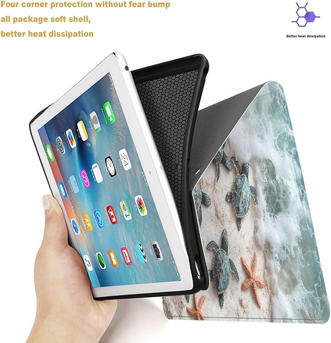 Tablet Case for 6 All-New Kindle (11th Generation2024/2022 Release)Shockproof Protective Cover with StandAuto Wake/SleepAmerican Flag Deer