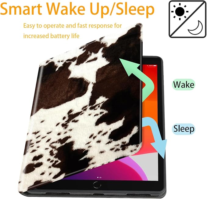 Case for iPad 10.2-inch (2021/2020/2019)/ iPad Air 10.5 2019 / iPad Pro 10.5 Multi-Angle Bracket with Automatic Sleep/Wake Protection Case - Babe We Got This