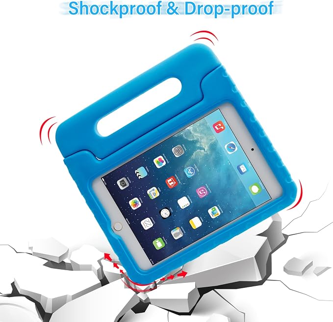 LEFON Kids Case Shockproof for iPad mini 5/4/3/2/1 iPad mini 4th Generation Case for Kids with Convertible Handle Light Weight Super Protective Stand Cover for iPad mini 5th Gen 7.9 Inch