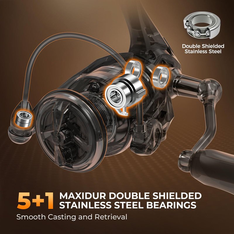 KastKing Lethal Blaze Spinning & Casting Combos-Spin-7'4" Medium-3000 Reel