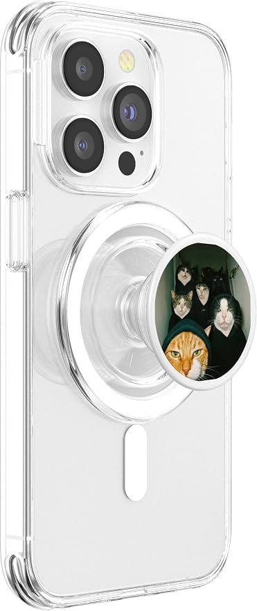 Cat Gang Hoodie Photo Illustration Print PopSockets PopGrip for MagSafe