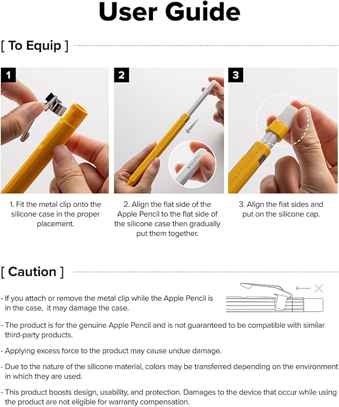 Ringke Silicone Drafting Pencil Case Compatible with Apple Pencil 2nd Generation and Apple Pencil Pro Case, Perfect Grip Silicone Protective Cover Sleeve Accessories - Blue