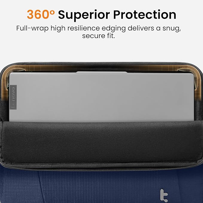 tomtoc Slim &amp 360° Protective Tablet Sleeve for 11-inch iPad Air &amp iPad Pro M5/M4/M3 iPad 2025 A16 Water-Resistant Case with CornerArmor