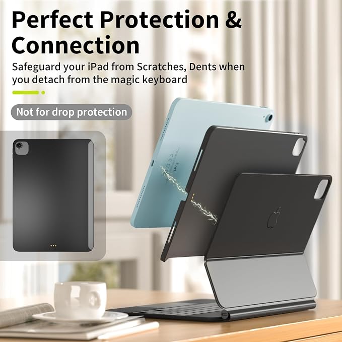 SwitchEasy CoverBuddy Lite for 2024 iPad Pro 11 - iPad Pro Case Compatible with Magic Keyboard for iPad Pro (M4) - White