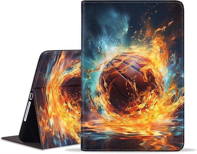 Case for iPad (A16) 11th Generation 11 Inch 2025 iPad 10th Generation 10.9 Inch 2022 Protective Leather Case Adjustable Stand Auto Wake/Sleep Smart Case - African American Girl