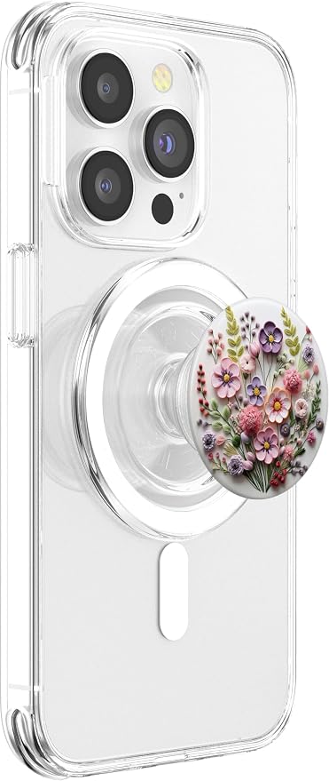 Mixed Flower Bouquet Floral Pattern PopSockets Adhesive PopGrip