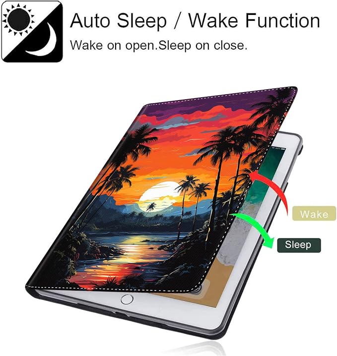 Case for Galaxy Tab A9 Plus ， Auto Sleep/Wake Multi-Angle Viewing Slim Folio Stand Cover for Samsung Galaxy Tab A9+/A9 Plus 11 Inch 2023 (SM-X210/X216/X218) Magic Mushrooms Fungus