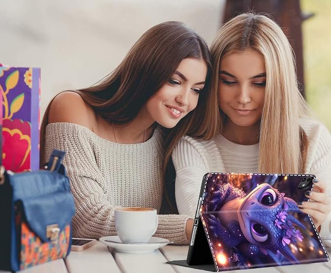 Case for New iPad (A16) 11th Generation 11 Inch 2025 for iPad 10th Generation 10.9 2022 Multi-Angle Smart Stand Cover Auto Sleep/Wake Halloween Panda Wizard and Pumpkin
