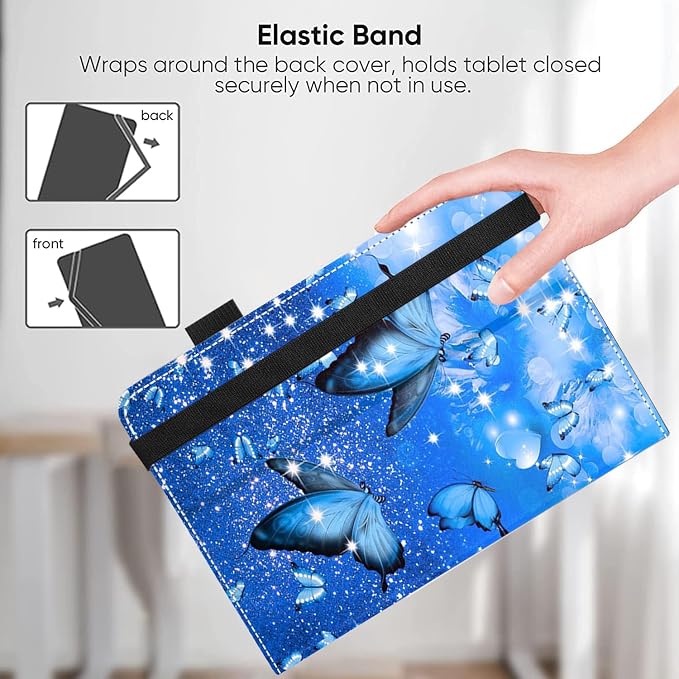 Universal 11 12 Inch Android Tablet Case Slim Fit Standing Cover for 10.9 11 11.5 12 Touchscreen Tablet with Multiple Viewing AnglesBird Tree