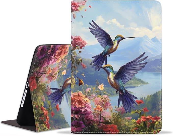 Case for Samsung Galaxy Tab S10 Lite/ S10 FE/ S9 FE 5G 10.9 Inch/ S9 11 Inch - Slim PU Leather Folding Stand Folio Cover with Auto Sleep/Wake - African American Girl