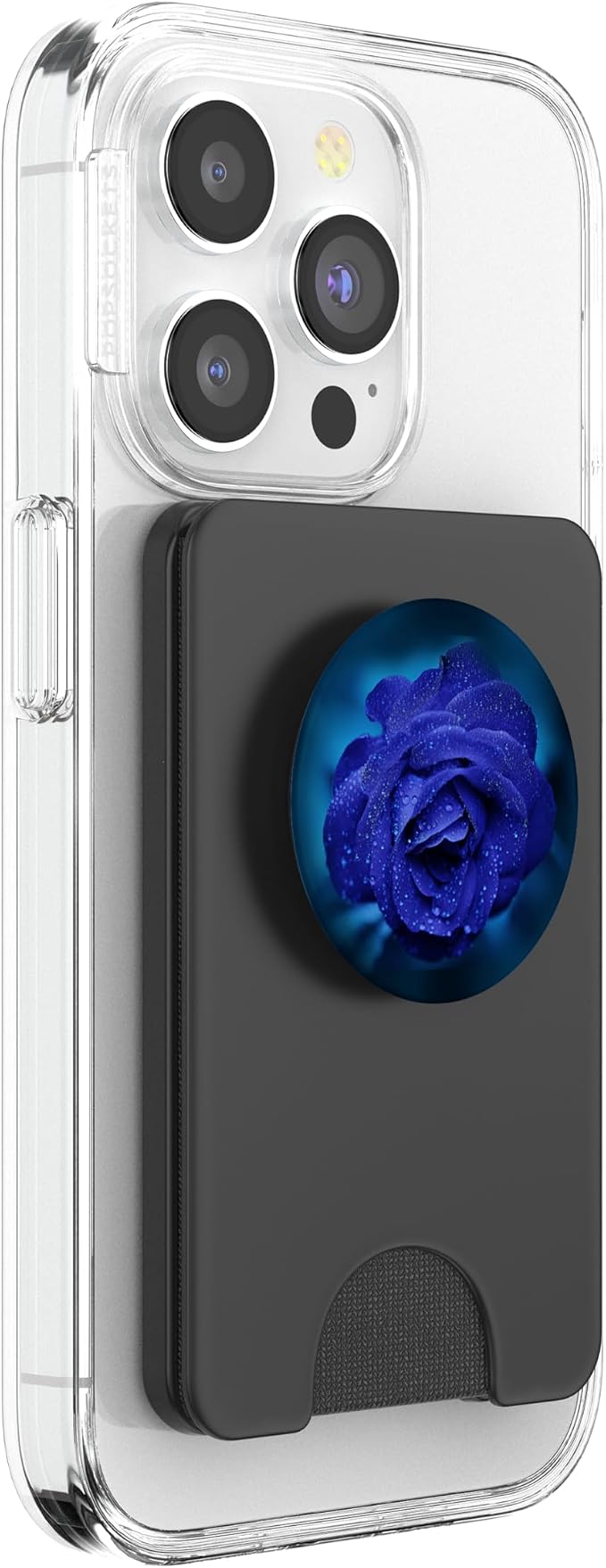 Blue Rose Flower Design - Great Gift Idea for Girls &amp Women PopSockets Adhesive PopGrip