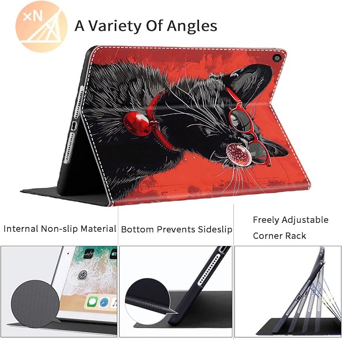 Case for iPad 10th Generation (2022 Release) 10.9 Inch Durable Shockproof Protective Cover for New iPad 10th gen 10.9 2022 Elephant Sunflower