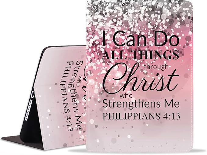 Case for Samsung Galaxy Tab S10 Lite 10.9/ S10 FE 10.9/ S9 FE 10.9/ S9 11 Protective Leather Case Adjustable Stand Auto Wake/Sleep Smart Case - Bible Verse Jeremiah 29:11