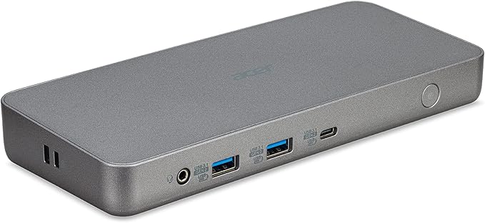 Acer 15 in 1 USB Type-C Docking Station Certified by Google, up to 3 Monitors (2 x HDMI + 2 x DP), 65W PD Power, 7 USB Ports, RJ45 Ethernet, Dock for All Chromebooks - Acer, Dell, HP, Lenovo, ASUS
