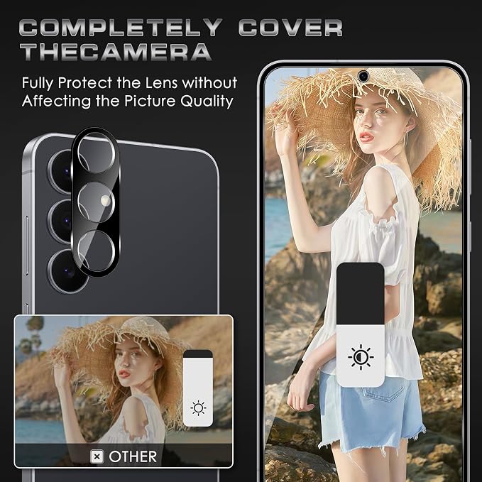 4 Pack Nothing Phone (3a) Pro 5G Privacy Screen Protector 2 Pack Privacy Tempered Glass Film and 2 Pack Camera Lens Protector Anti-Spy Protection for Nothing Phone (3a) Pro 5G Screen Protector