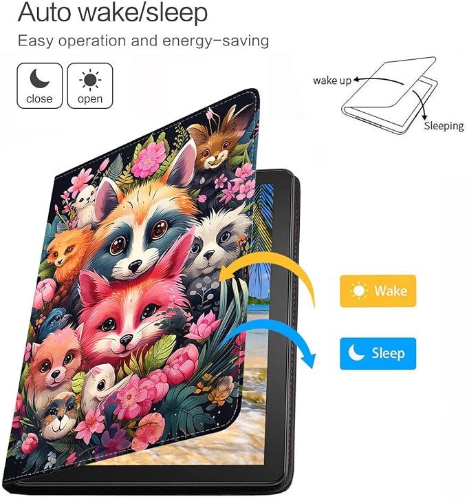 Case for iPad (A16) 11th Generation 11 Inch 2025 iPad 10th Generation 10.9 Inch 2022 Protective Leather Case Adjustable Stand Auto Wake/Sleep Smart Case - African American Girl