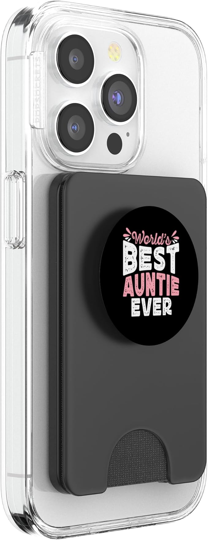 World's Best Auntie Ever Funny Sister Family Aunt PopSockets Adhesive PopGrip