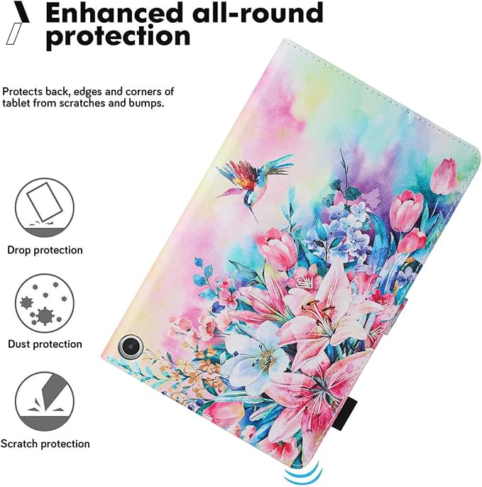 Case for Amazon Fire Max 11 Tablet (13th Generation 2023 Release) Auto Wake/Sleep Premium PU Leather Folding Stand Cover with Pen Holder &amp Multiple Viewing Angles - Beach