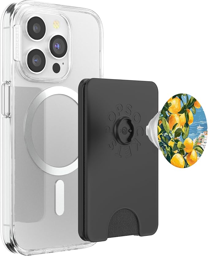 Italian Coast with Amalfi Lemons from The Mediterranean Sea PopSockets PopGrip for MagSafe