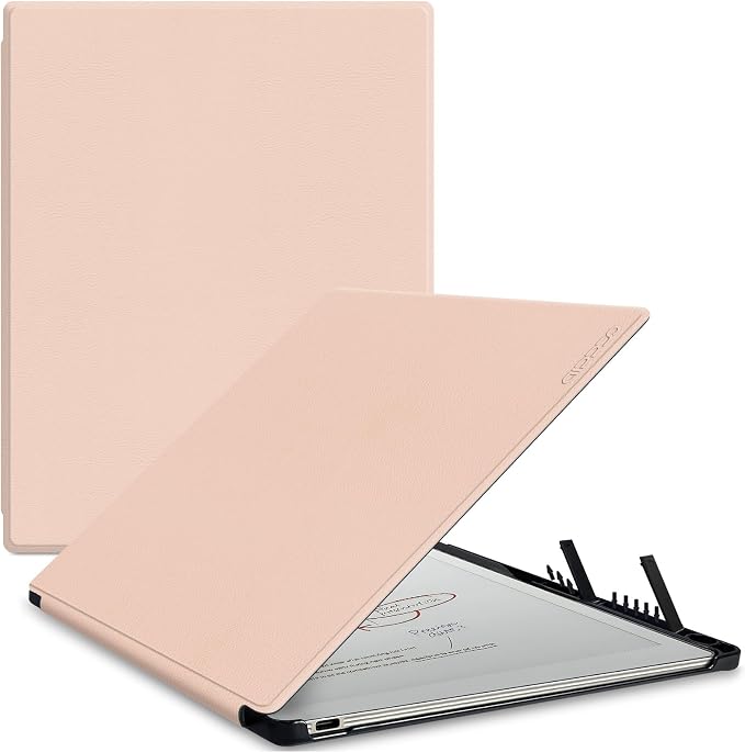 Case for Remarkable Paper Pro Tablet 11.8 (Released in 2024) Hard Back Shell Protective Book Folio Cover with Built-in Pen Holder with Auto Sleep/Wake Function.