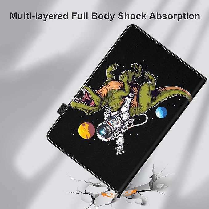 Case for Amazon Kindle Fire Max 11 Case (13th Gen 2023 Release) 11，Slim Fit Foldable Standing Cover Case with Auto Sleep/Wake for Fire 11 Max Tablet，Skull and Fire