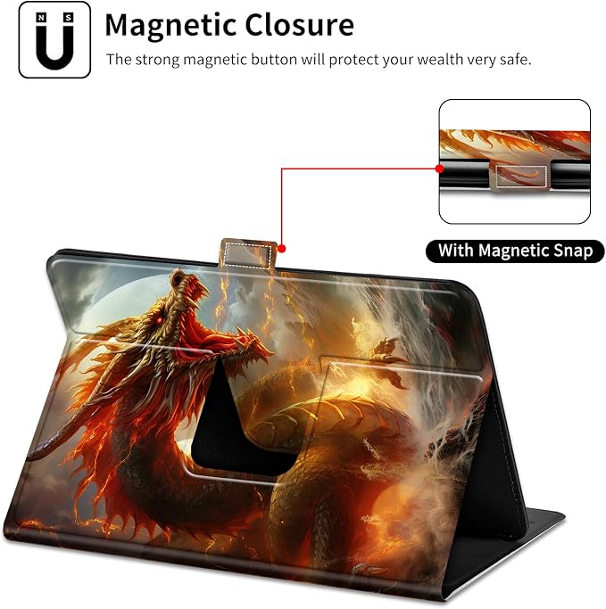for Google Pixel Tablet Case 2023 Universal Tablet CaseSlim PU Leather Multi-Angle Viewing Cover with 360 Degree Rotatable Kickstand forPixel Tablet 2023 11-inchBlue Wolf