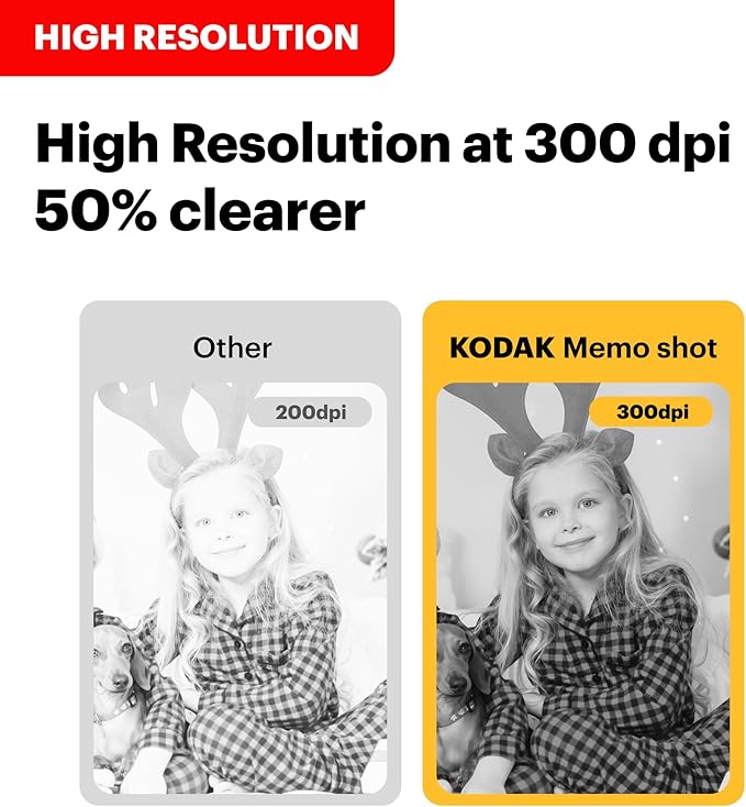 KODAK Memo Shot ERA Kids Instant Digital Camera and Photo Label Printer, White (Camera with 1 Roll One-Touch Label Cartridge)
