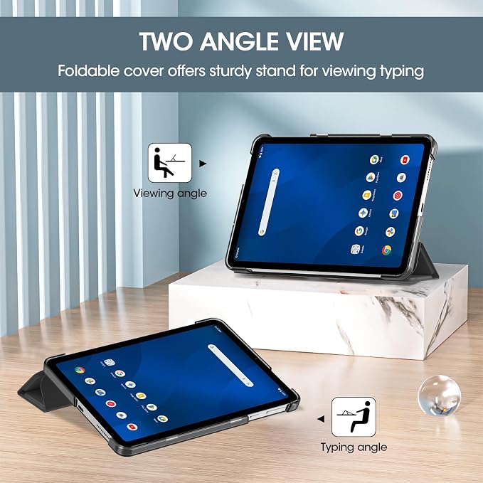 ProCase for Onn. 11 Inch Tablet Pro 2024 Case -Black | Slim Stand Hard Back Shell Protective Smart Cover for Onn. 11” Tablet Pro 2024 Model