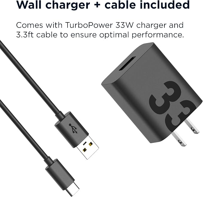 Motorola TurboPower 15W Wireless Stand + 33W Charger + TurboPower 68W Charger